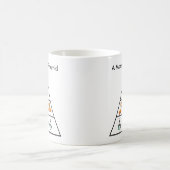 ママの食品ピラミッド - コーヒーマグ コーヒーマグカップ (中央)