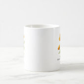 ママの10月 誕生花 マリーゴールド コーヒーマグカップ (中央)