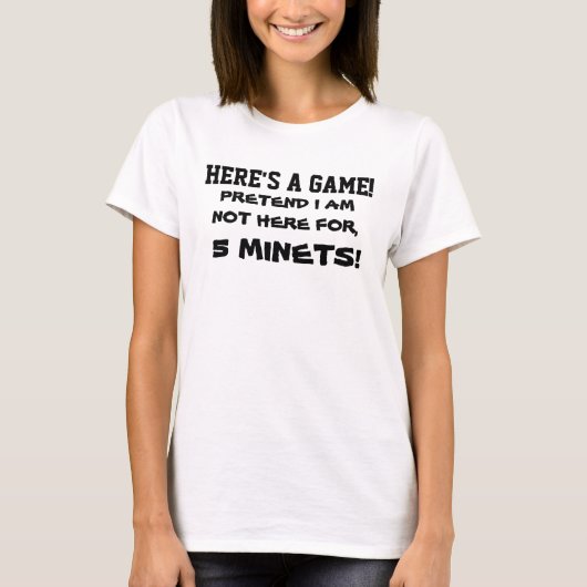 ママの5分間の休息ジョークTシャツ Tシャツ (正面)