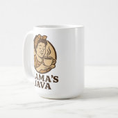 ママのJavaコーヒーマグ コーヒーマグカップ (正面左)