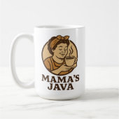 ママのJavaコーヒーマグ コーヒーマグカップ (左)