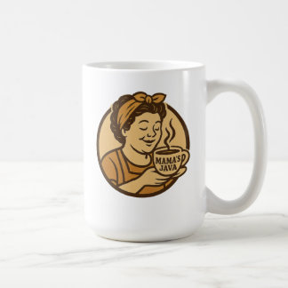 ママのJavaコーヒーマグ コーヒーマグカップ