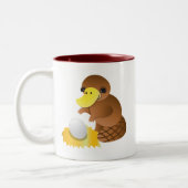 ママのplatypus ツートーンマグカップ (左)