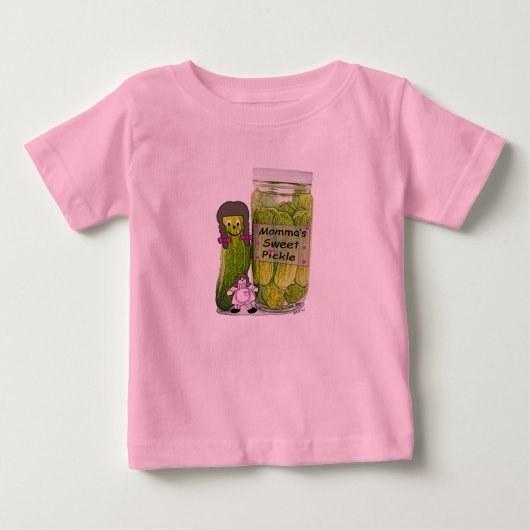 ママのSweet Pickle T-Shirts ベビーTシャツ (正面)