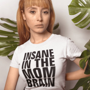 ママのTシャツ 面白い ママの脳はおかしい トライブレンドＴシャツ