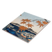 ママのTekonaの神社のHiroshigeのカエデの木 タイル (側面)