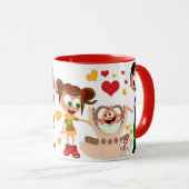 ママのvoliのbebuの(お母さんはベビーを愛します)マグ02 マグカップ (正面右)