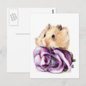 ママはがきのバラ ポストカード (正面/裏面)