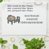 ママはどこ?母の日のキッチンハンドタオル キッチンタオル (折り畳み)