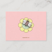 ママはアドバイスカードベビーシャワー |ピンク アドバイスカード (裏面)