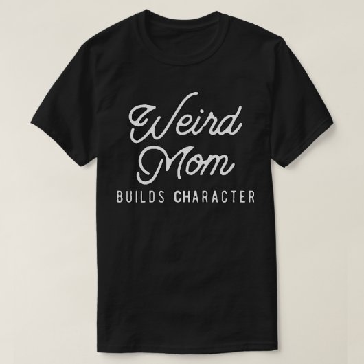 ママはキャラクターシャツのママのシャツを作る Tシャツ (デザイン正面)