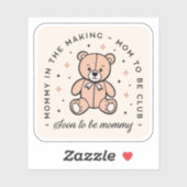 ママはクラブのママのコテージコーレのベージュ美学 シール (シート)