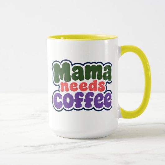 ママはコーヒーが必要です マグカップ (右)