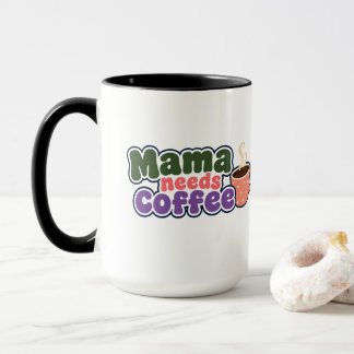 ママはコーヒーが必要 おもしろマママグ マグカップ