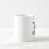 ママはコーヒーが欲しい 面白い目 コーヒーマグカップ (中央)