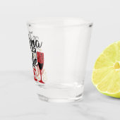 ママはジングルのジュースが欲しい |クリスマス飲みユーモア ショットグラス (右)