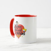 ママはスーパーヒーロー実在だ マグカップ (正面左)