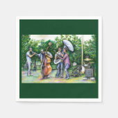 ママはチューバ警告選手の事は決して知らない スタンダードカクテルナプキン (正面)