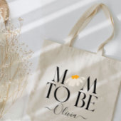 ママはデイジーフローラベビーシャワー新生児ギフト トートバッグ