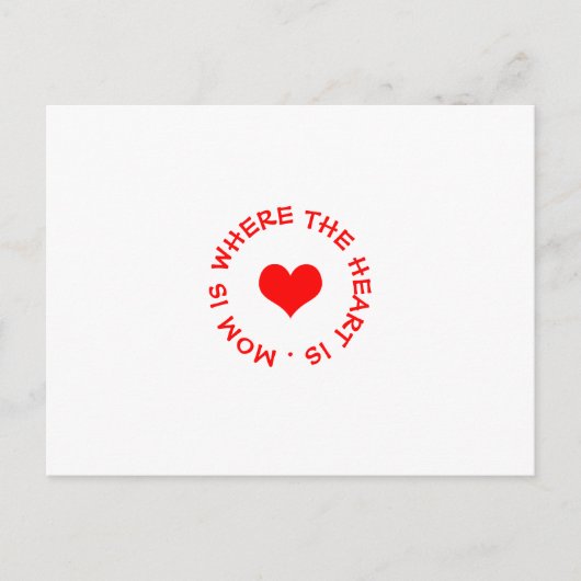 ママはハートだ ポストカード (正面)