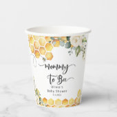 ママはビーのまわりにシャワー 紙コップ (正面)