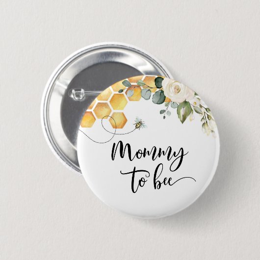 ママはビー 缶バッジ (正面&裏面)