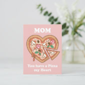 ママはピザを持ってるハート シーズンカード (スタンド正面)