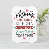 ママはボタンのようおもしろいにマザーズ・デイ・カード (スタンド正面)