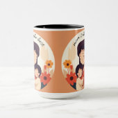 ママはマグ最高のだ マグカップ (中央)