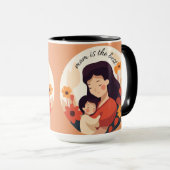 ママはマグ最高のだ マグカップ (正面右)