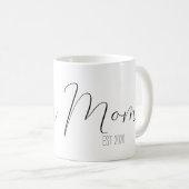 ママはママのマグのための202xギフトを確立 コーヒーマグカップ (正面右)
