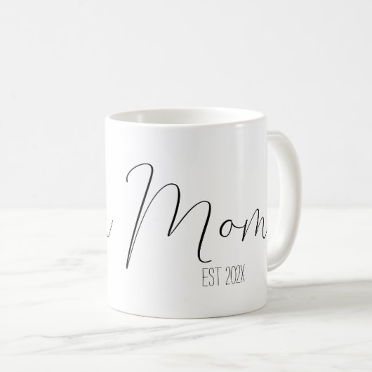 ママはママのマグのための202xギフトを確立 コーヒーマグカップ (正面右)