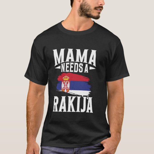 ママはラキヤが必要 Tシャツ (正面)