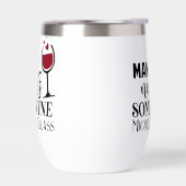 ママはワインのお母さんパーソナライズされたが必要 (左面)