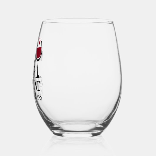 ママはワインのお母さんパーソナライズされたが必要 ステムなしワイングラス (左)