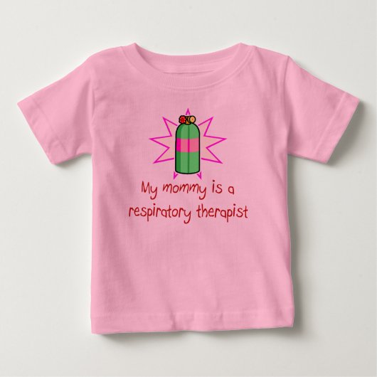 ママは呼吸セラピストベビーTシャツ ベビーTシャツ (正面)