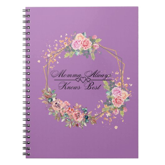 ママは常にノートブ最高のックを知る ノートブック (正面)