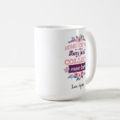 ママは年を取らないだけ愛を集める コーヒーマグカップ (正面右)