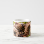 ママは彼女の2つの子供を看護するクラーク湖ナシア エスプレッソカップ (正面)