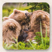 ママは彼女の2つの子供を看護するクラーク湖ナシア コースター (正面)