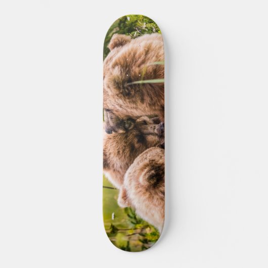 ママは彼女の2つの子供を看護するクラーク湖ナシア スケートボード (正面)