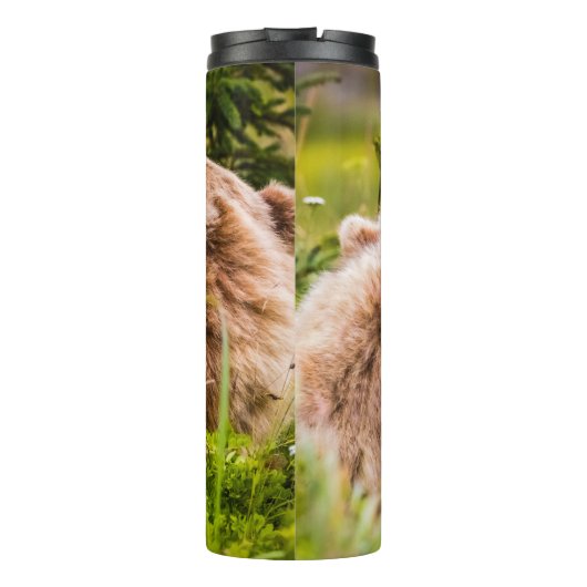 ママは彼女の2つの子供を看護するクラーク湖ナシア タンブラー (裏面)