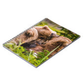 ママは彼女の2つの子供を看護するクラーク湖ナシア ノートブック (左側)