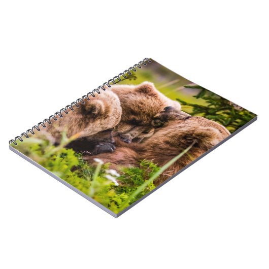 ママは彼女の2つの子供を看護するクラーク湖ナシア ノートブック (左側)