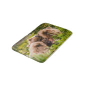 ママは彼女の2つの子供を看護するクラーク湖ナシア バスマット (アングル)