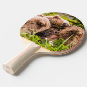 ママは彼女の2つの子供を看護するクラーク湖ナシア 卓球ラケット (正面アングル)