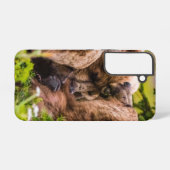 ママは彼女の2つの子供を看護するクラーク湖ナシア SAMSUNG GALAXYケース (裏面横)