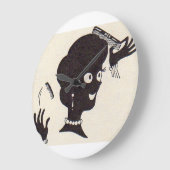 ママは得新品の櫛 ラージ壁時計 (傾斜)