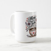 ママは愛で動く コーヒーマグカップ (正面左)