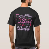 ママは最高のママ Tシャツ (裏面)